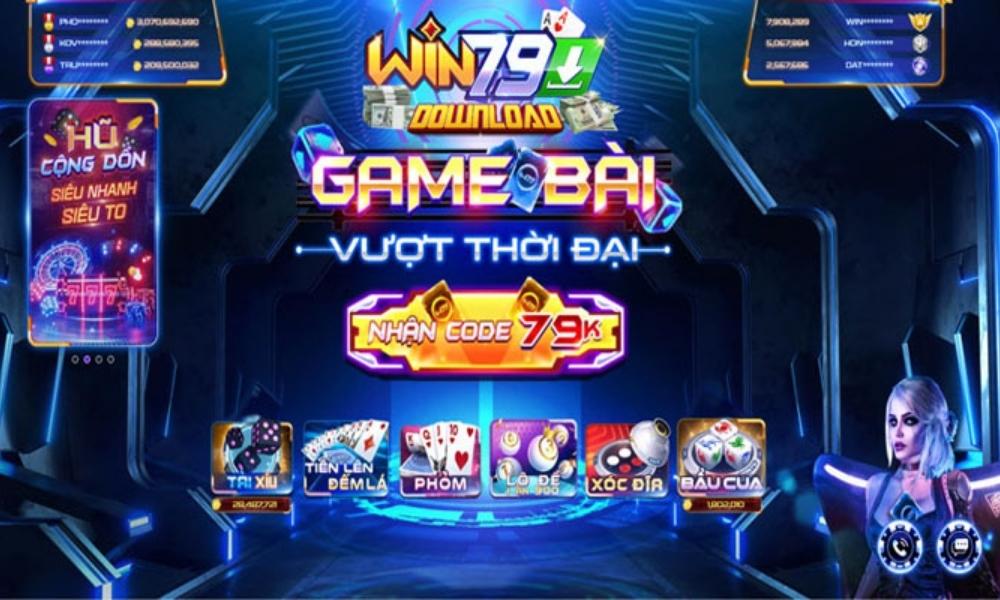 Giới thiệu sơ lược cổng game Win79